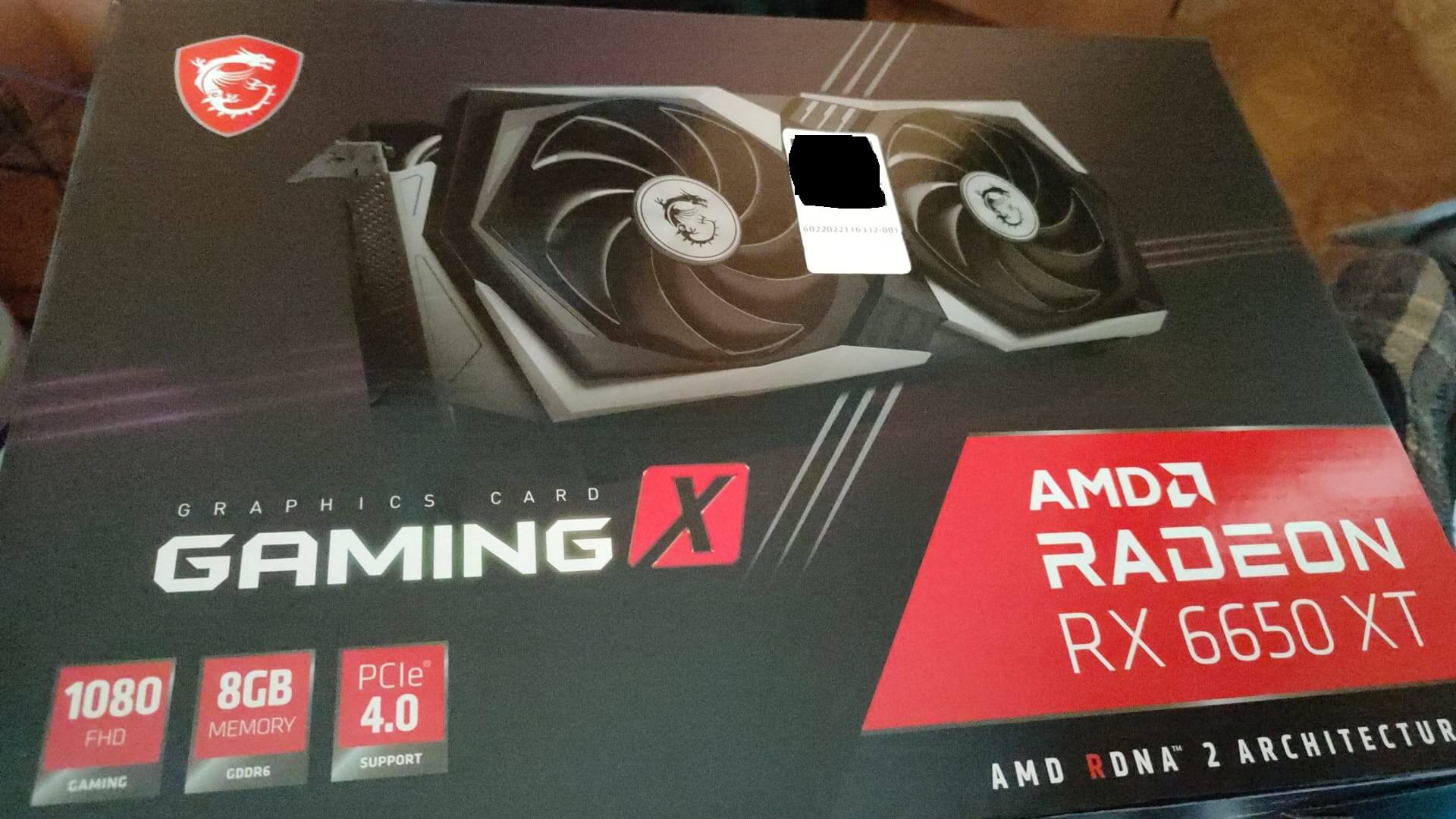 Tarjeta Gráfica MSI AMD Radeon RX 6650 XT GAMING X 8GB GDDR6