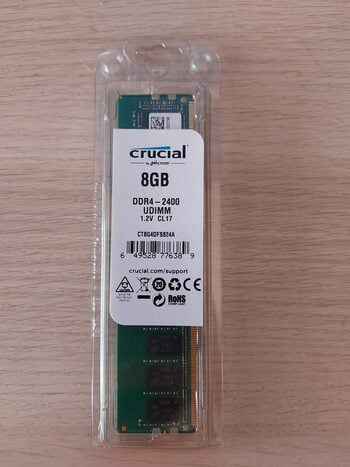 Memoria RAM Crucial DDR4 2400 PC4-19200 8GB CL17 | PcComponentes.com