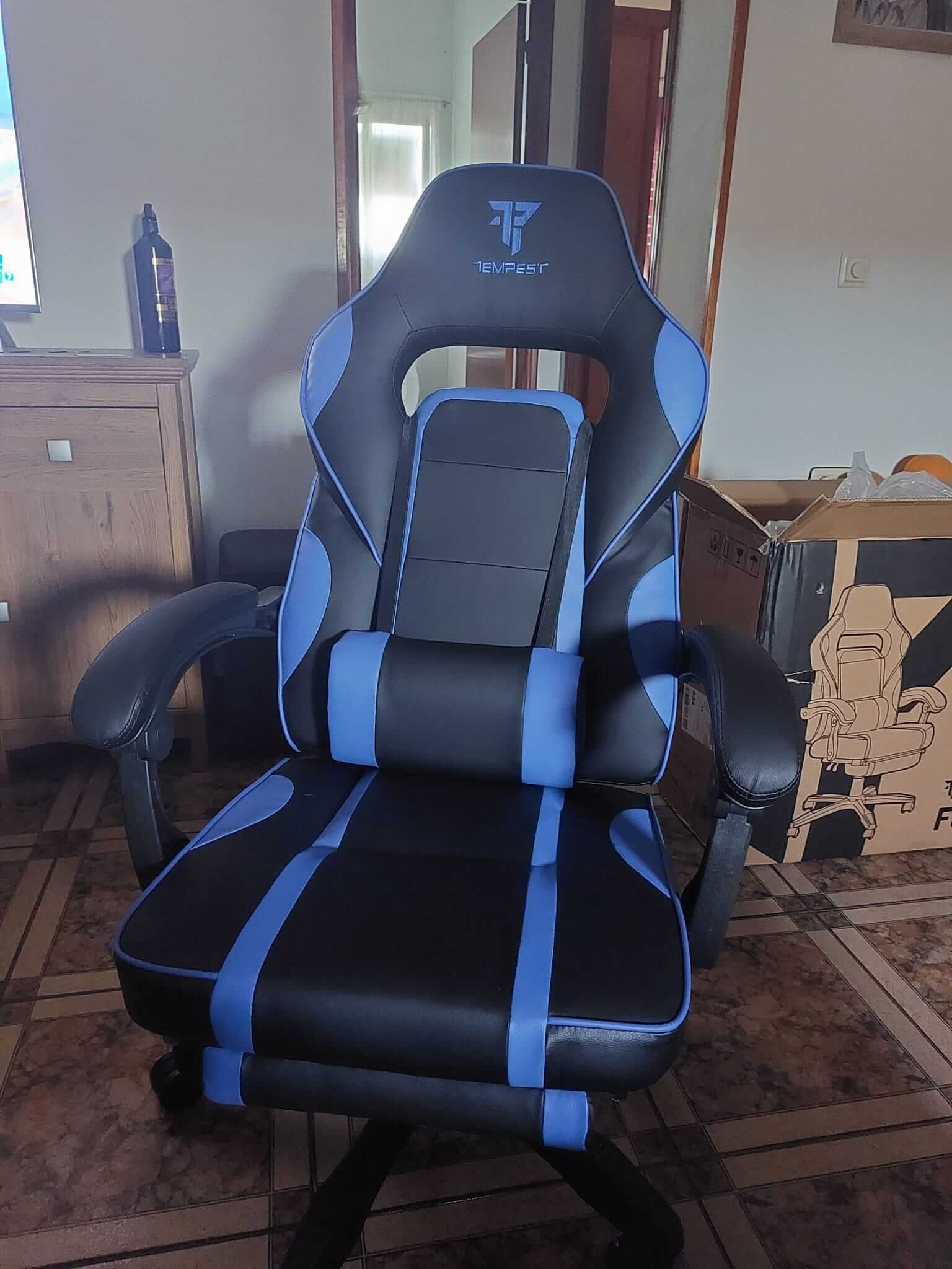 Tempest F36 Silla Gaming Negra/Azul