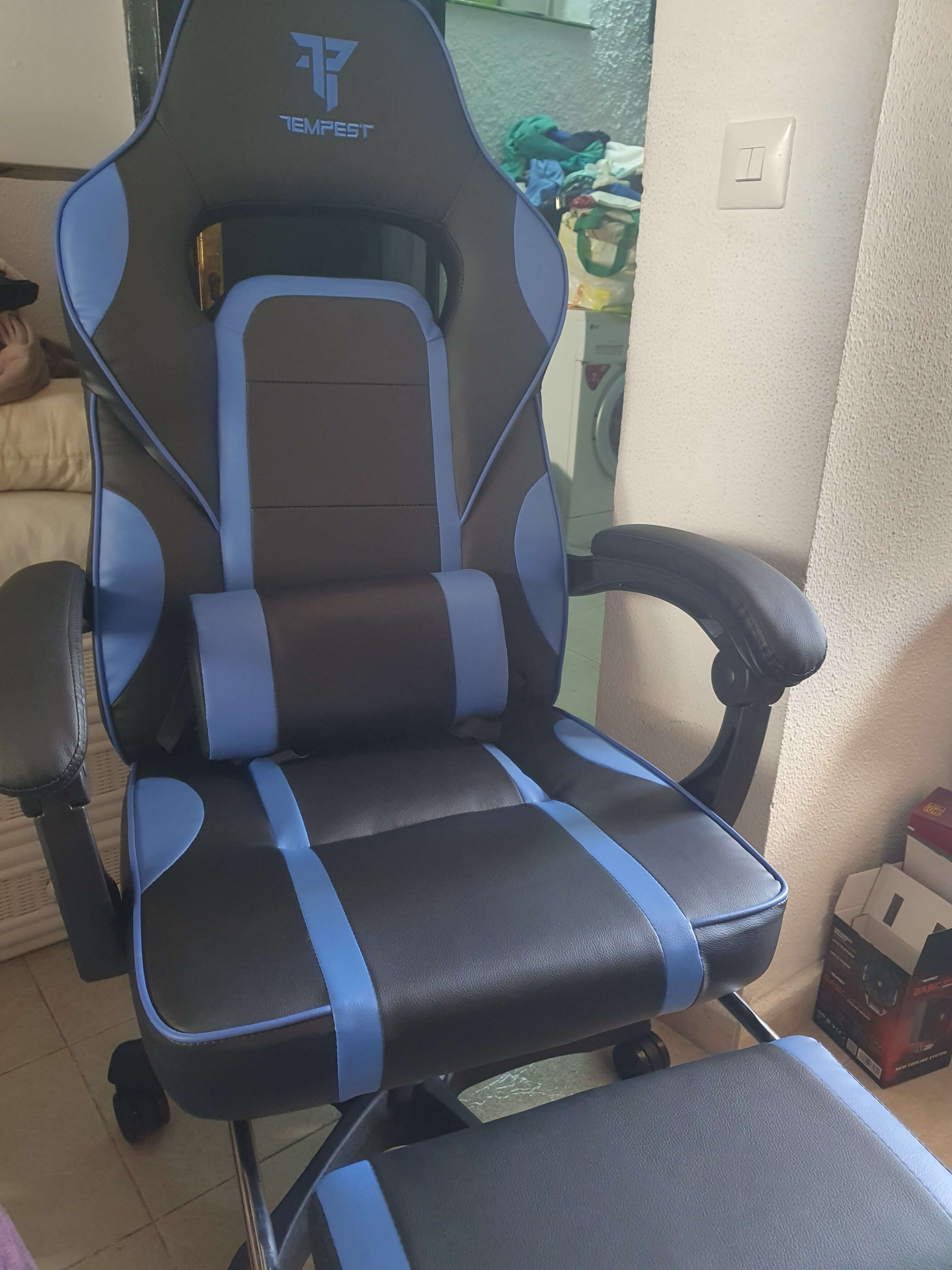 Tempest F36 Silla Gaming Negra/Azul