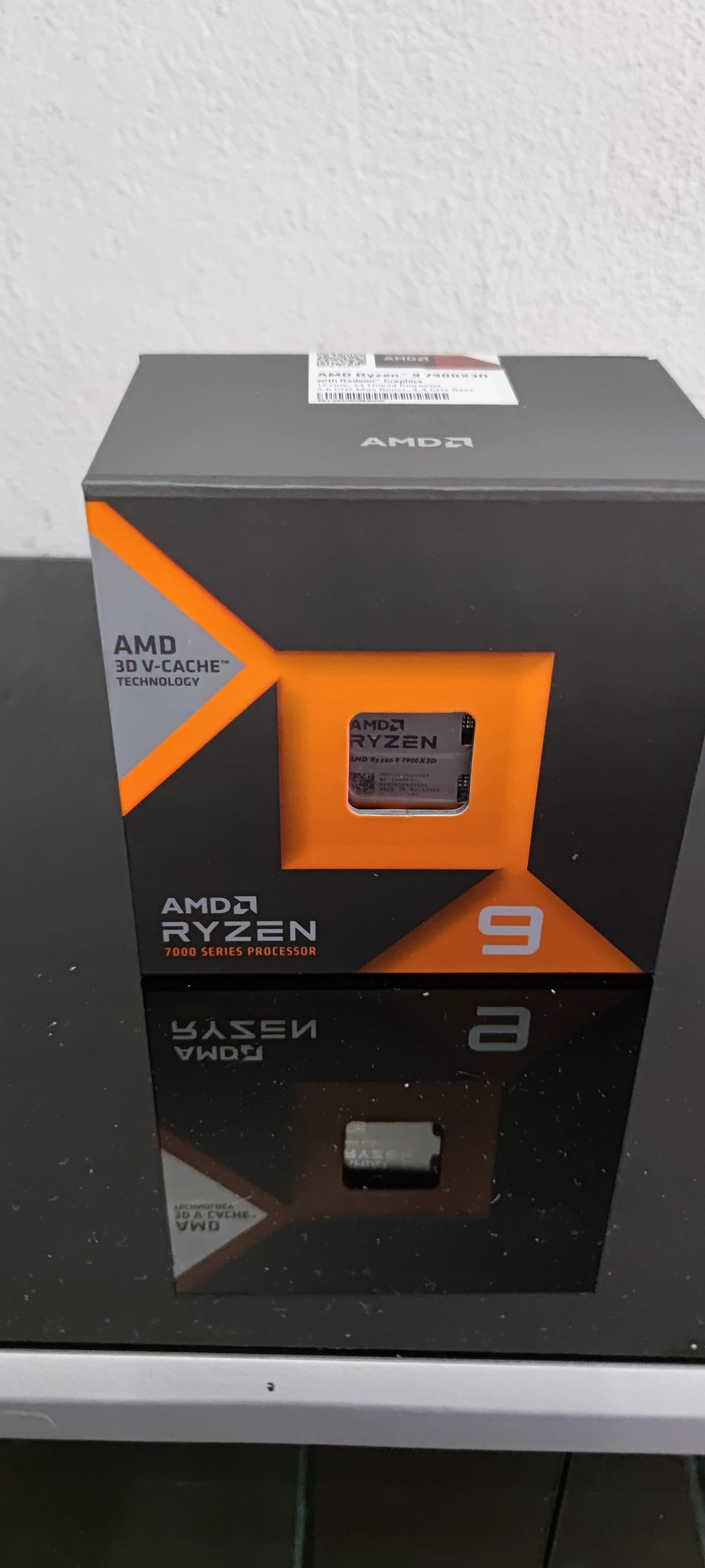 AMD Ryzen 9 7900X3D 7000シリーズ CPU Processador Amd Ryzen 9 7900x3d, 12 Core 24 Threads, Cache 128mb
