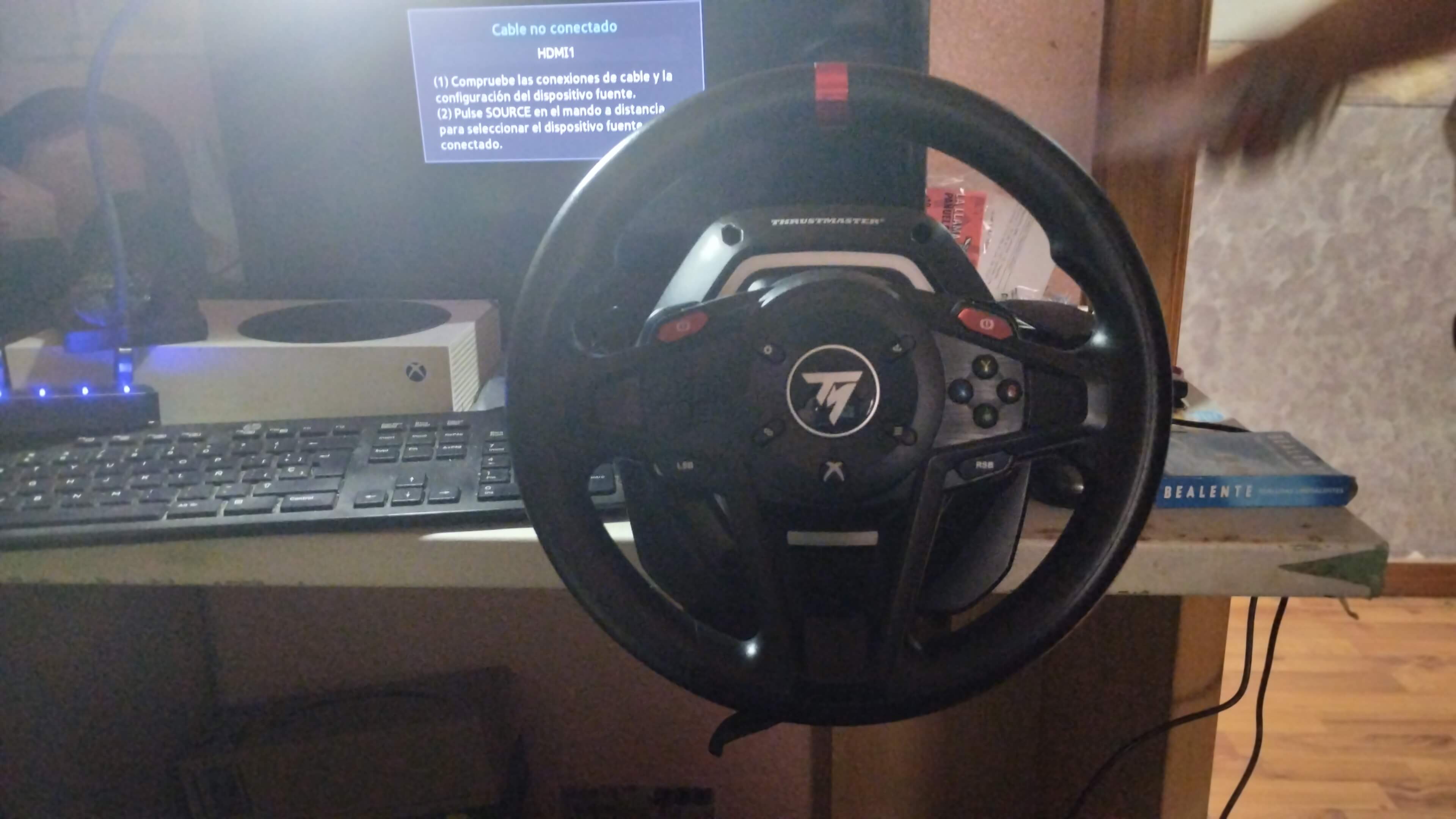 Volant gaming de course à retour de force Thrustmaster T128 Noir