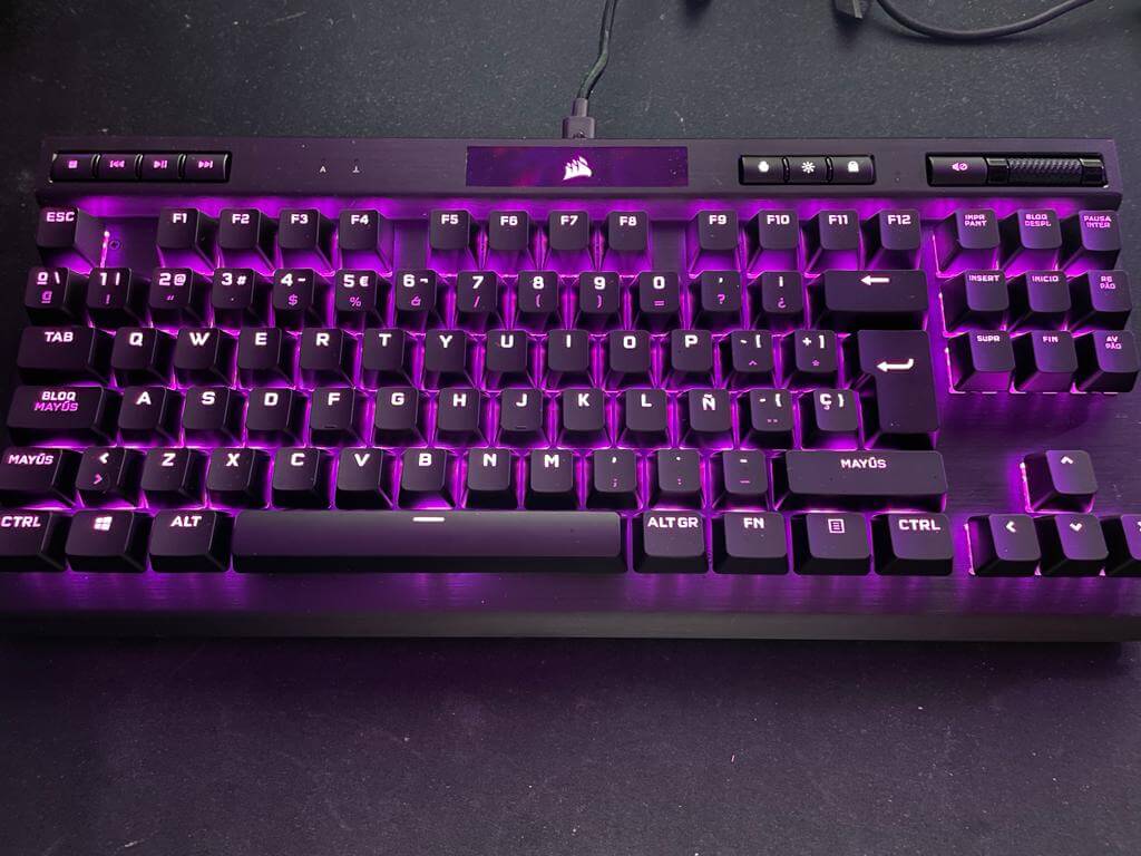 Corsair Teclado mecânico para jogos K70 RGB TKL CHAMPION SERIES