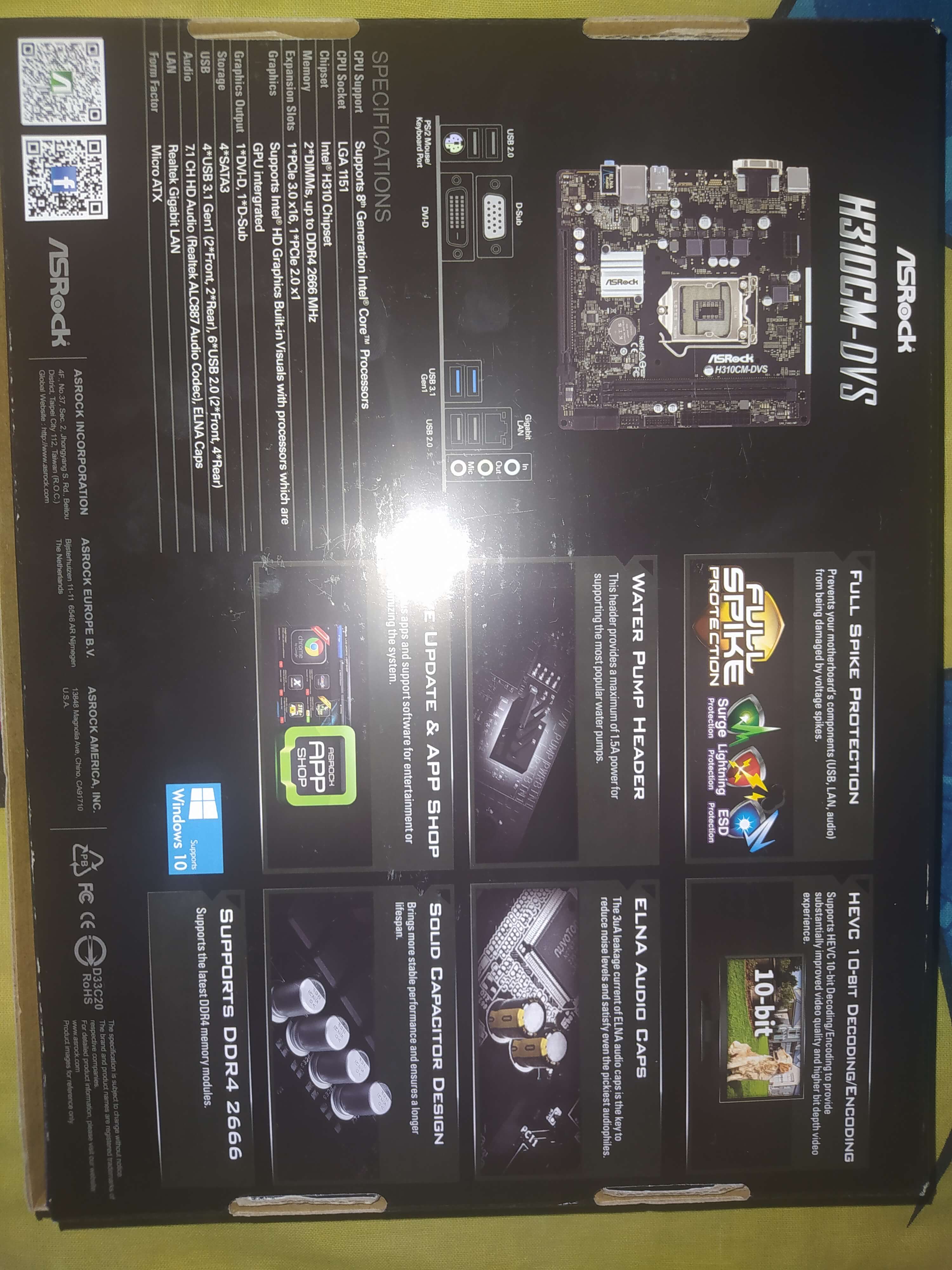 Asrock H310CM-DVS | PcComponentes.com