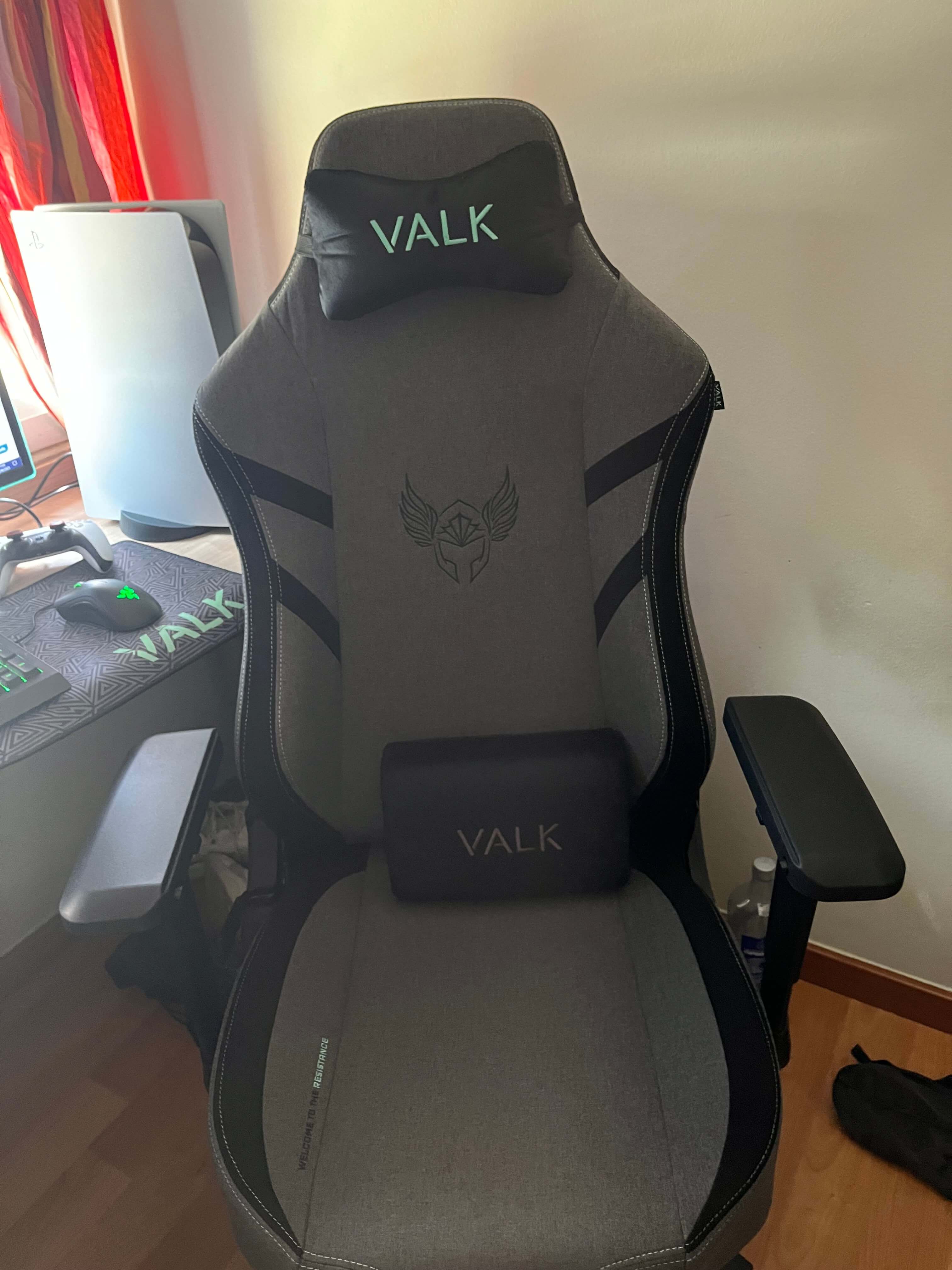 Valk Gaming Freya Cadeira Gaming Tecido Cinzento