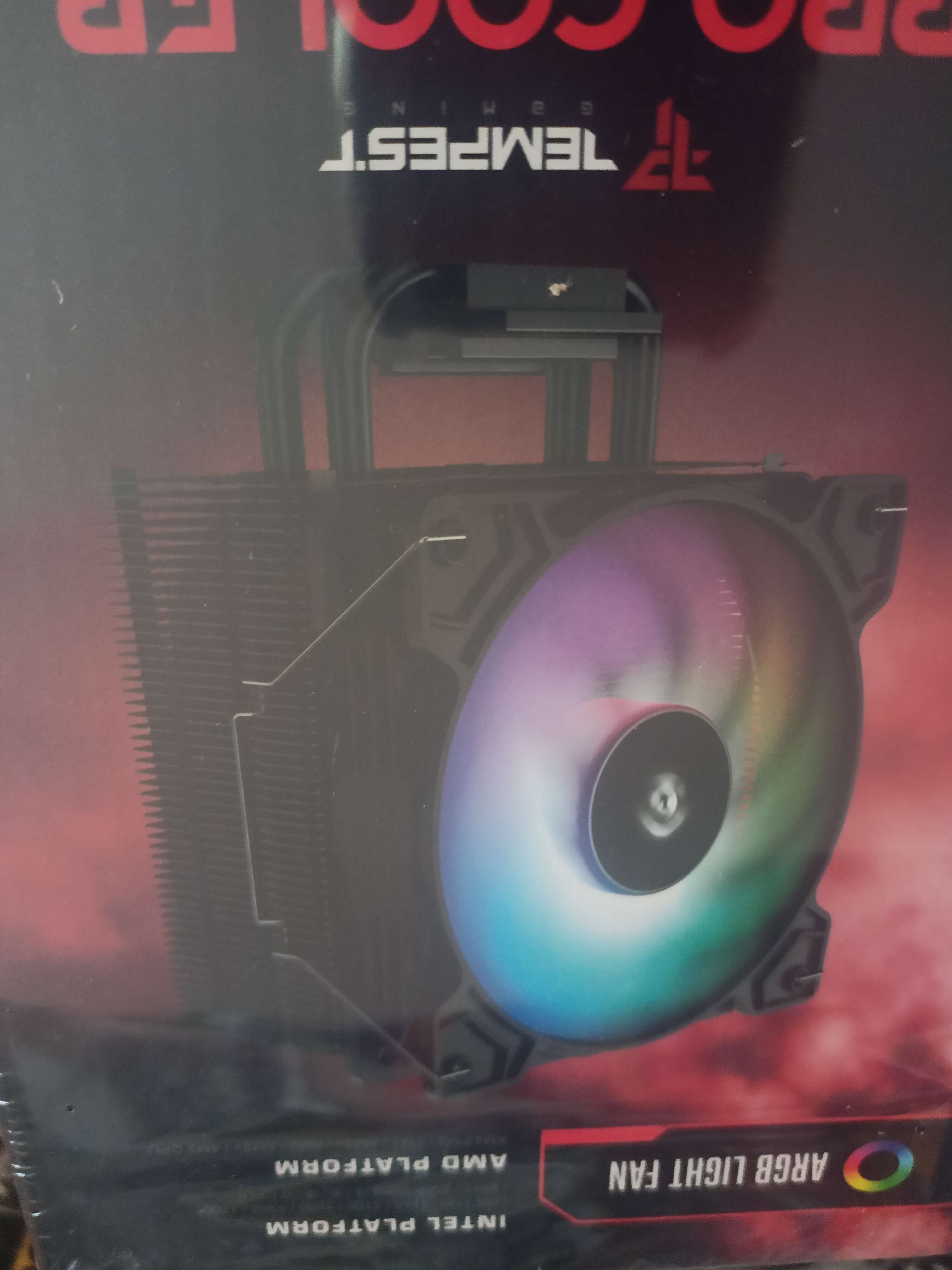 Tempest Cooler 4Pipes 120mm RGB Ventilador CPU Negro | PcComponentes.com
