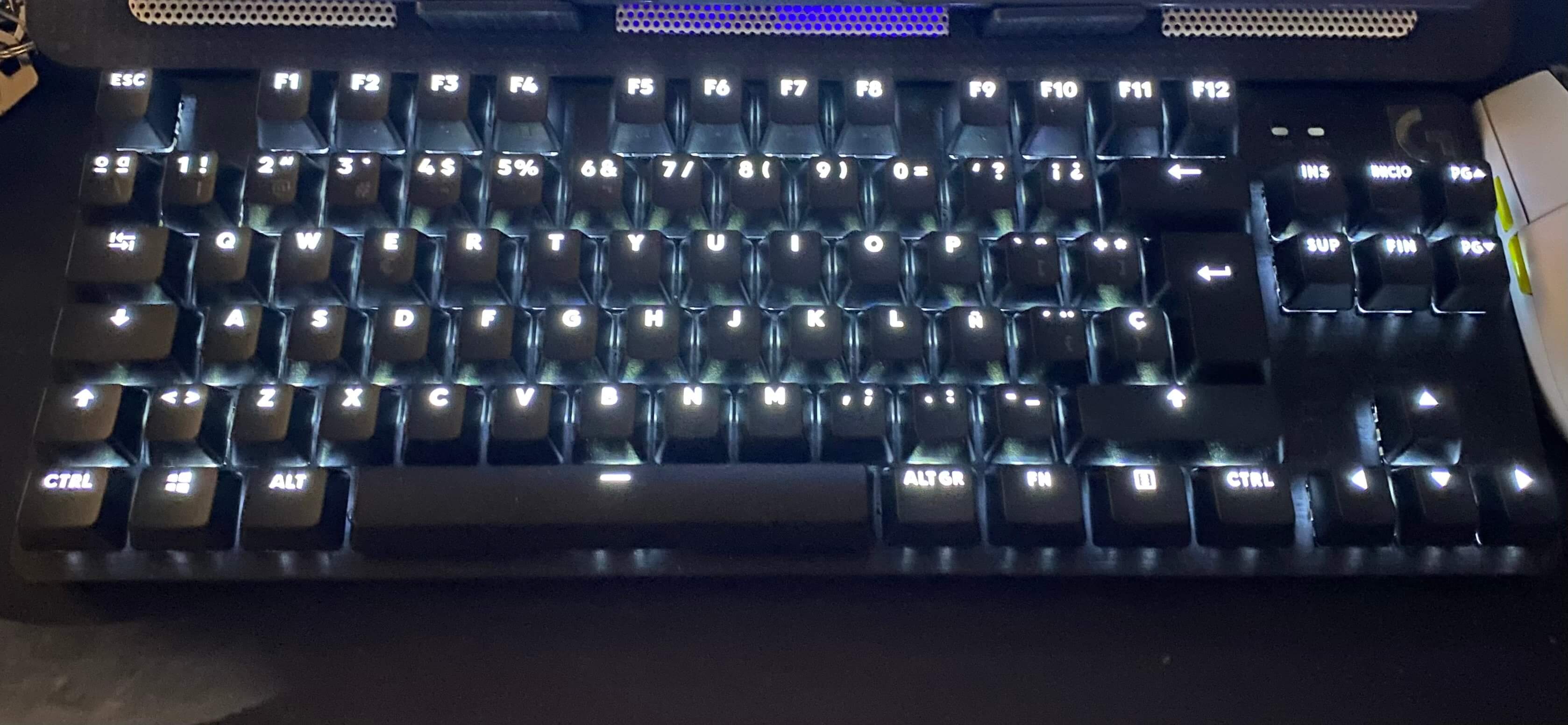 Clavier Gamer Sans Fil LOGITECH G515 LIGHTSPEED TKL - Noir