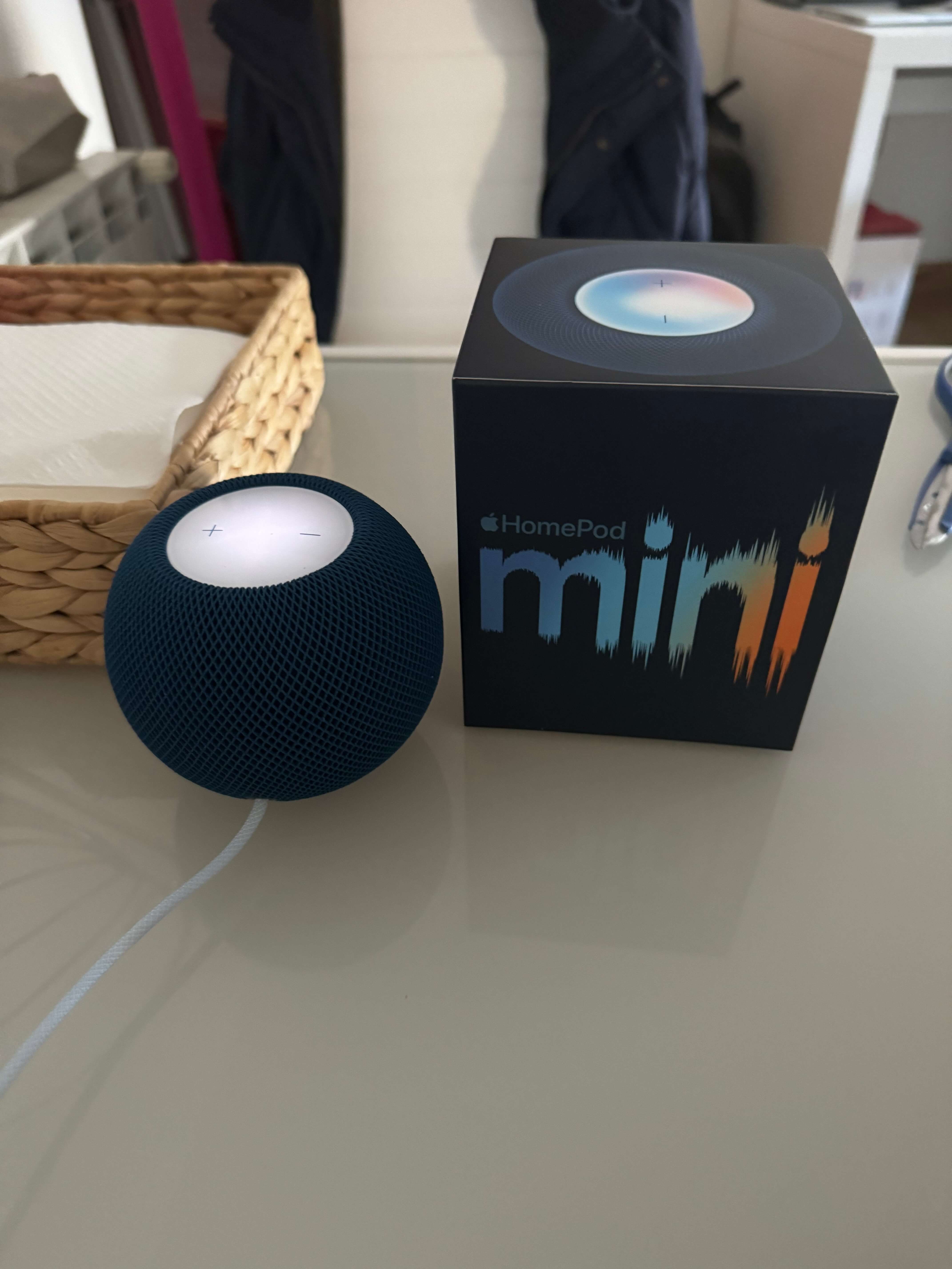Altoparlante intelligente Apple HomePod mini blu | PcComponentes.it