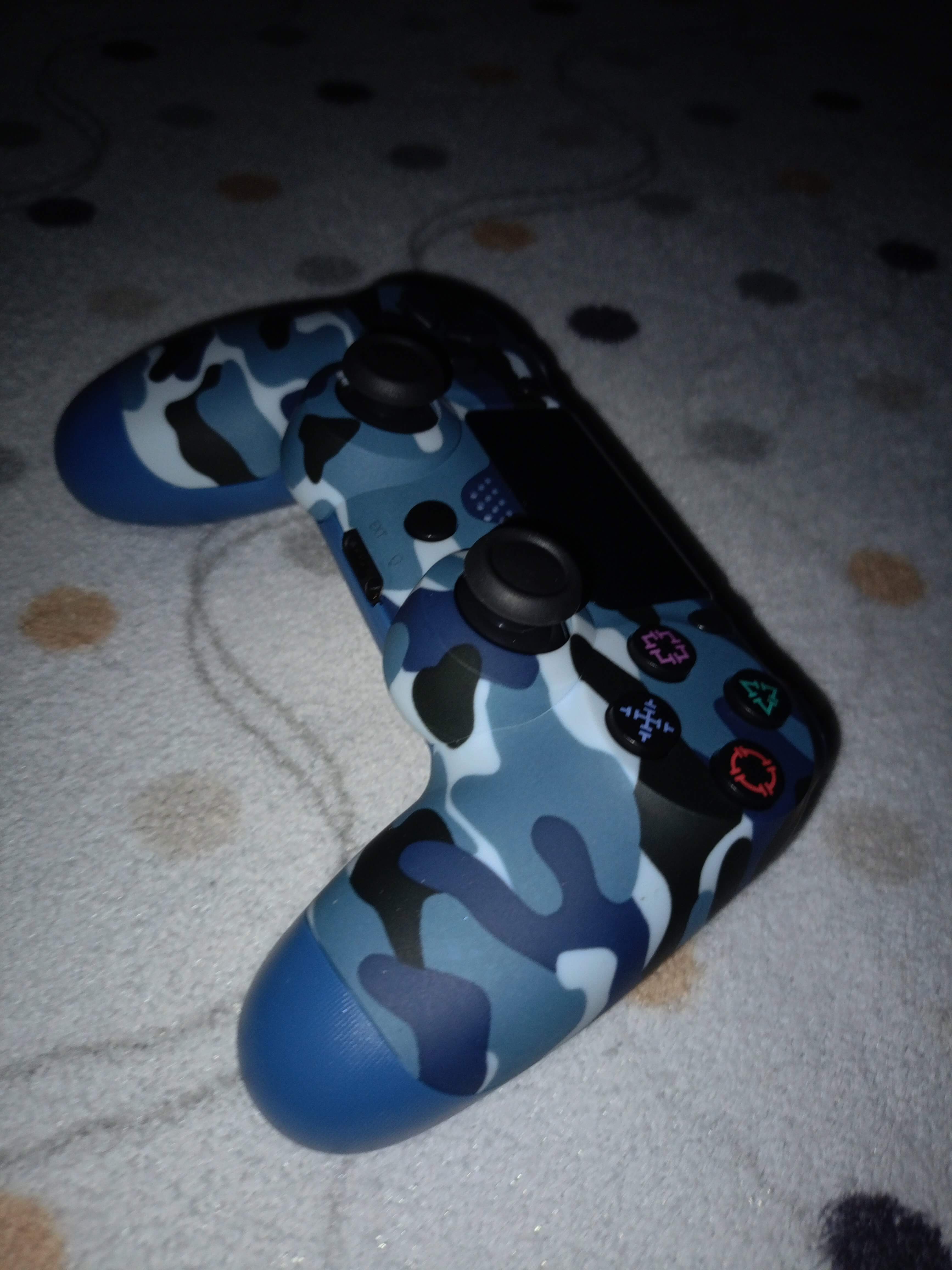 Comando PS4 KINSI Kinsi Dualshock (Wireless - Azul)