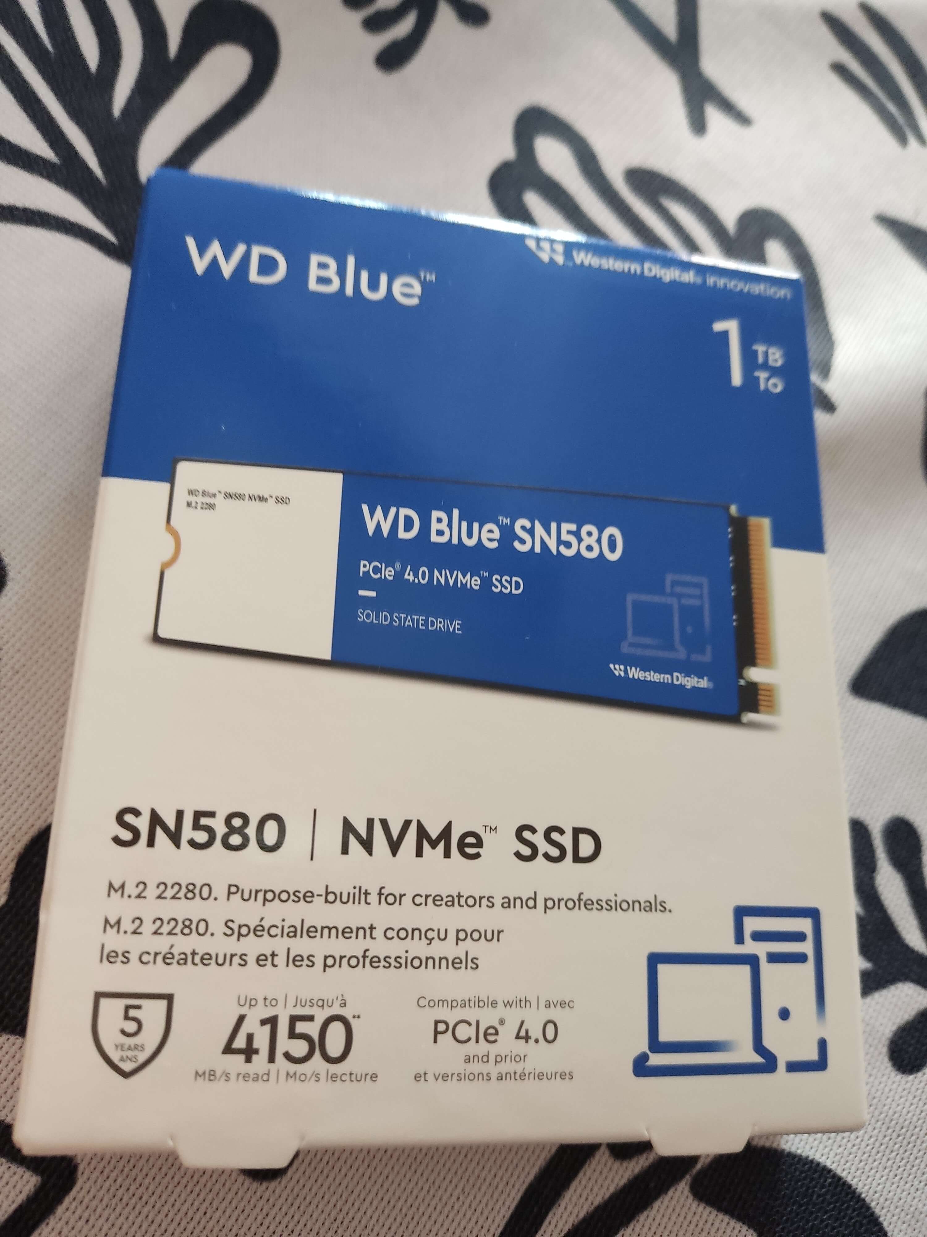 Avis - Disque dur Western Digital Blue SN580 M.2 2 To PCI Express