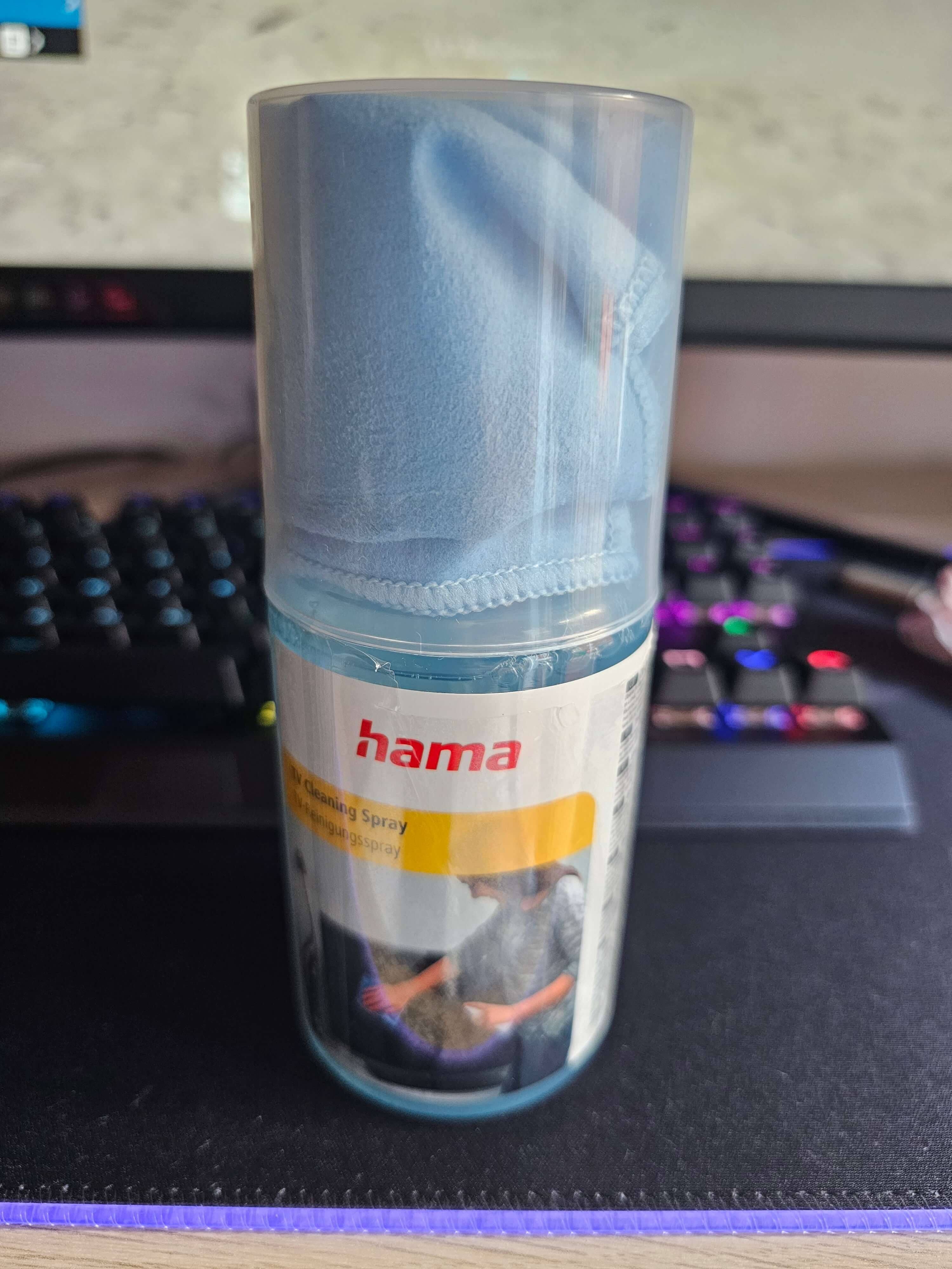 Hama Kit Spray Pulitore Per Schermi LCD/OLED/Plasma 200ml + Panno In Microfibra - 2