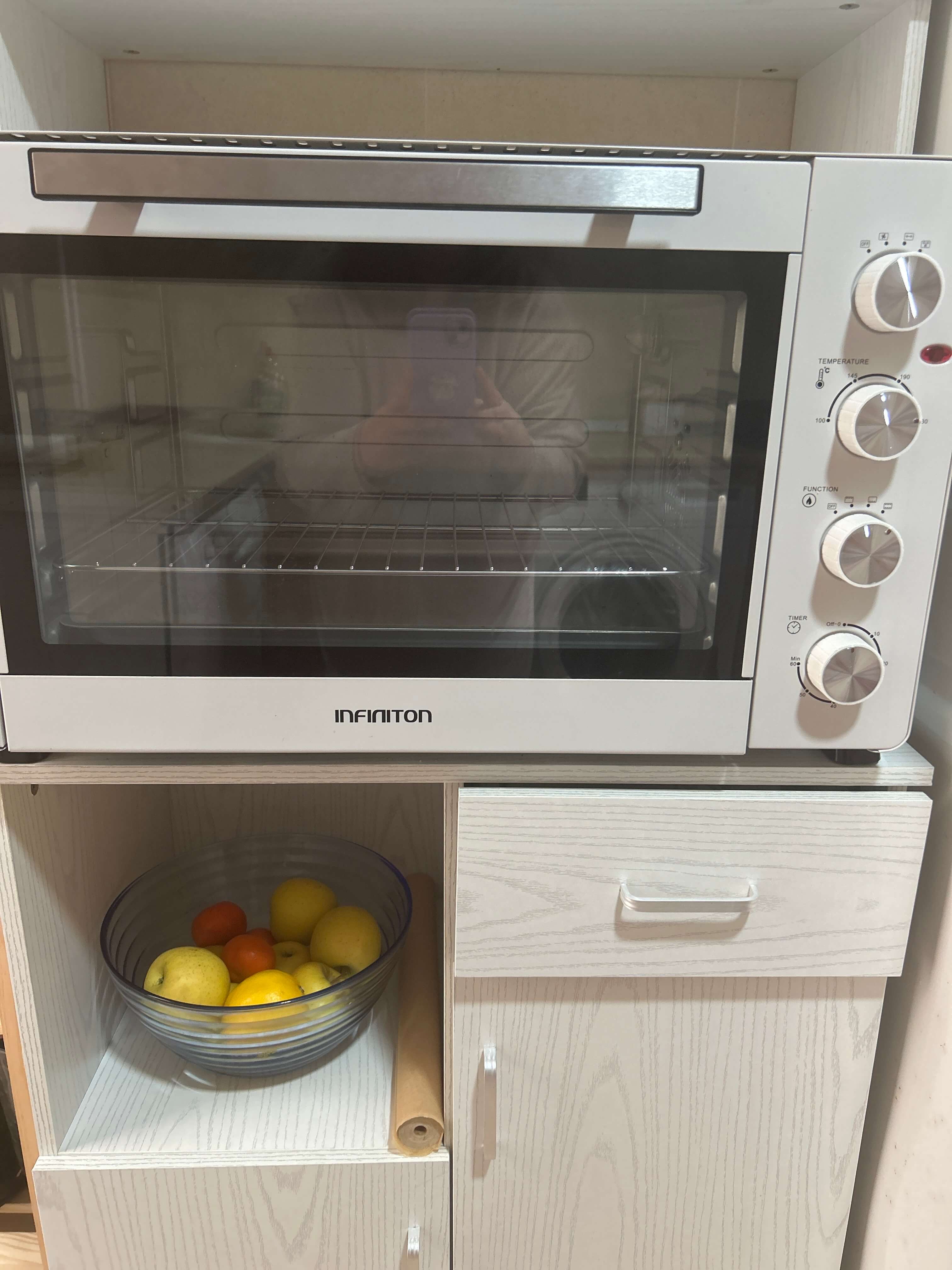 Horno de sobremesa Infiniton HSM-13B19 18L 1200W con temporizador