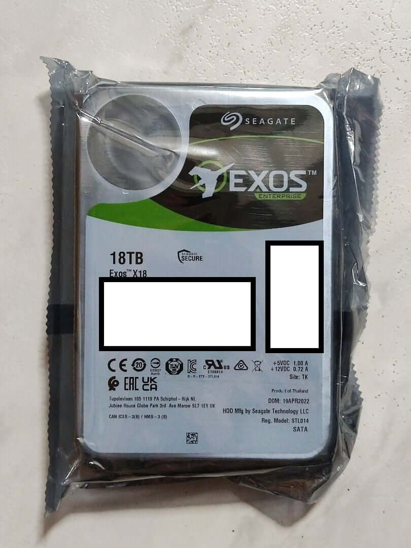 Disco Duro Seagate Exos X18 3.5