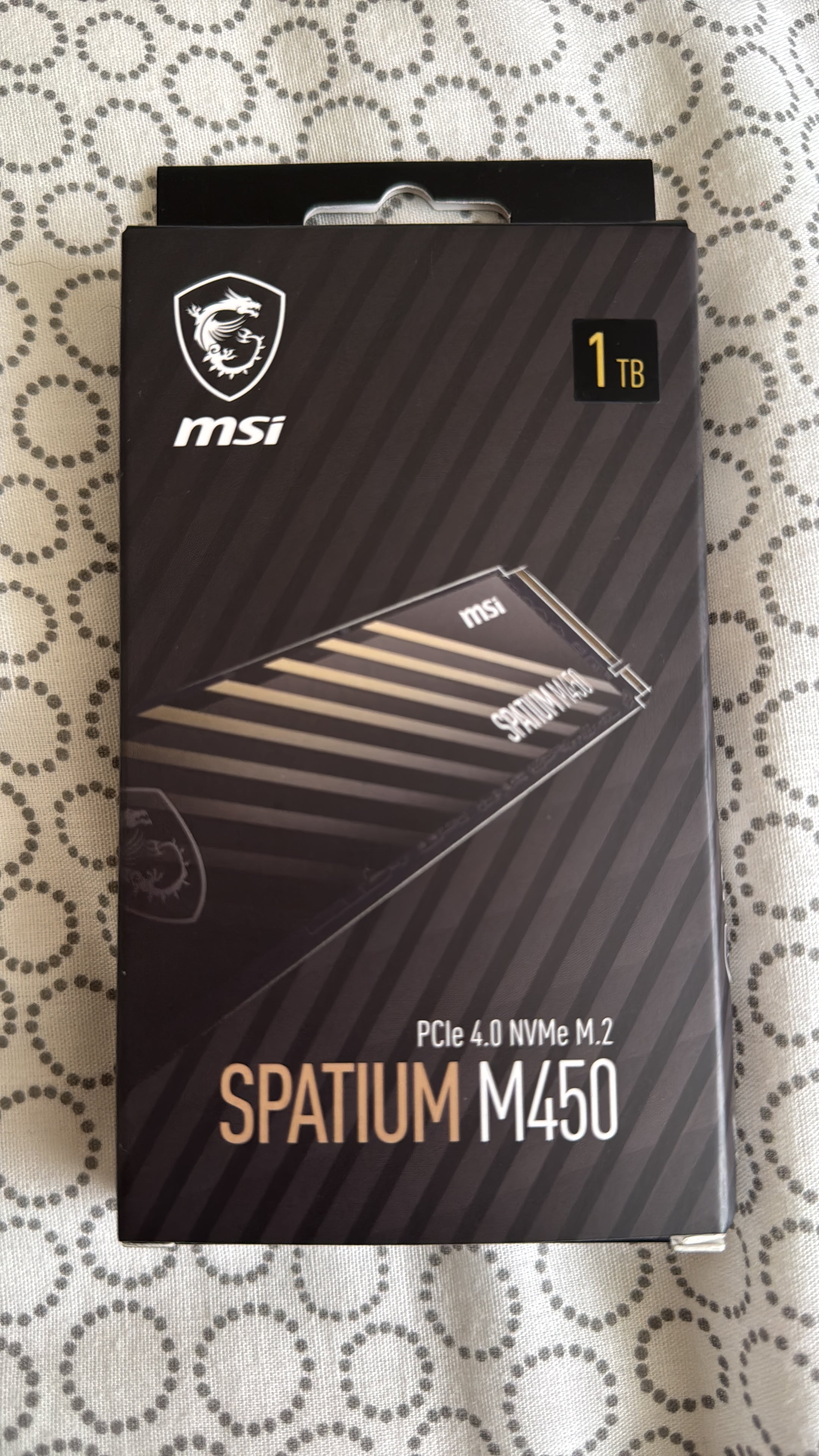 【新品】MSI M.2 SSD 1TB SPATIUM M450 Disco Duro MSI Spatium M450 SSD 1TB M.2 NVMe PCIe 4.0