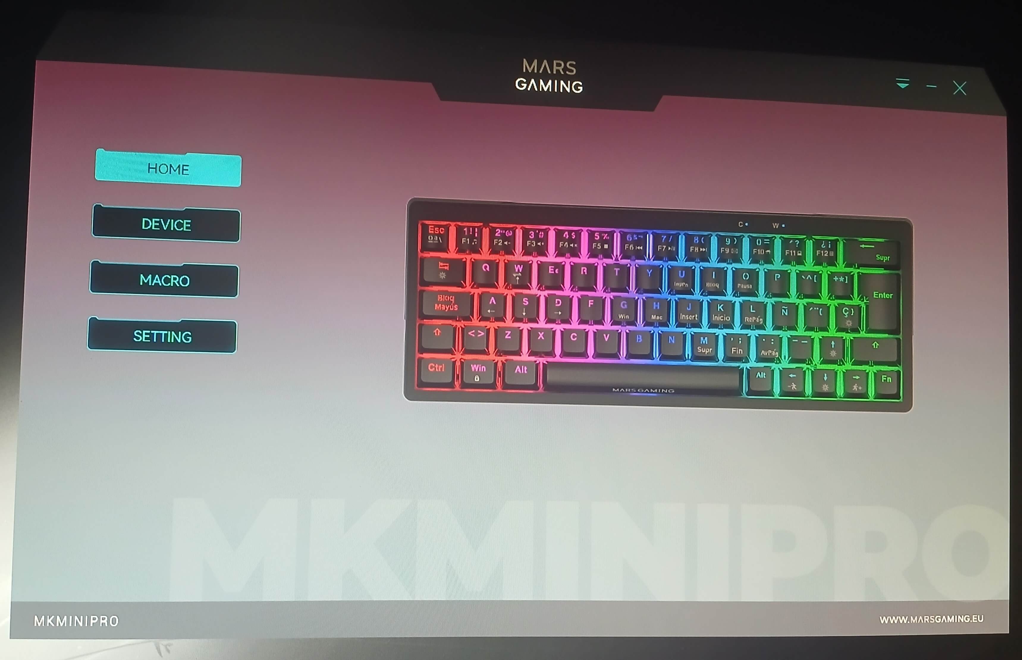 Mars Gaming MKMINIPRO, Clavier Mécanique Ultra-Compact 60%, Commutateurs Mécaniques Hot-Swap, Éclairage RGB Chroma, Clavier Gaming Antighosting, Multiplateforme, Switch Bleu Français, Blanc