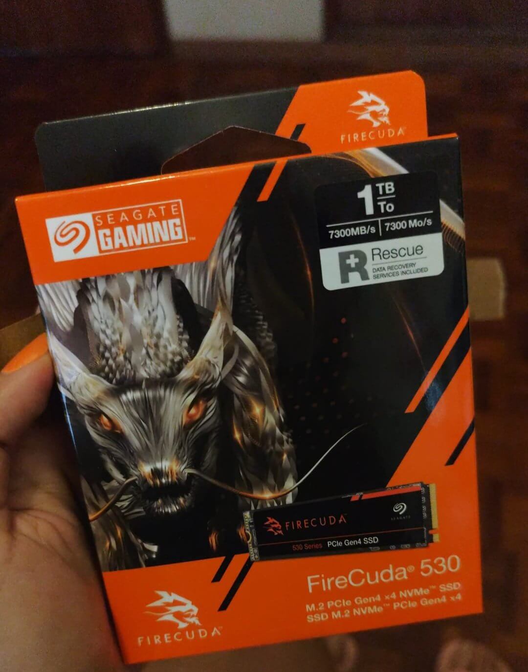 Disco Duro Seagate FireCuda 530 SSD 1TB M.2 NVMe 3D TLC
