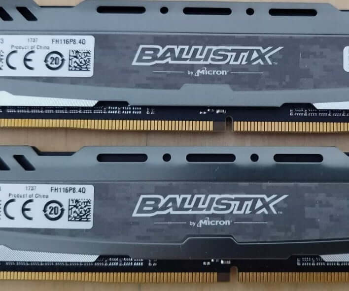 Memoria RAM Crucial Ballistix Sport LT DDR4 2400 PC4-19200 16GB