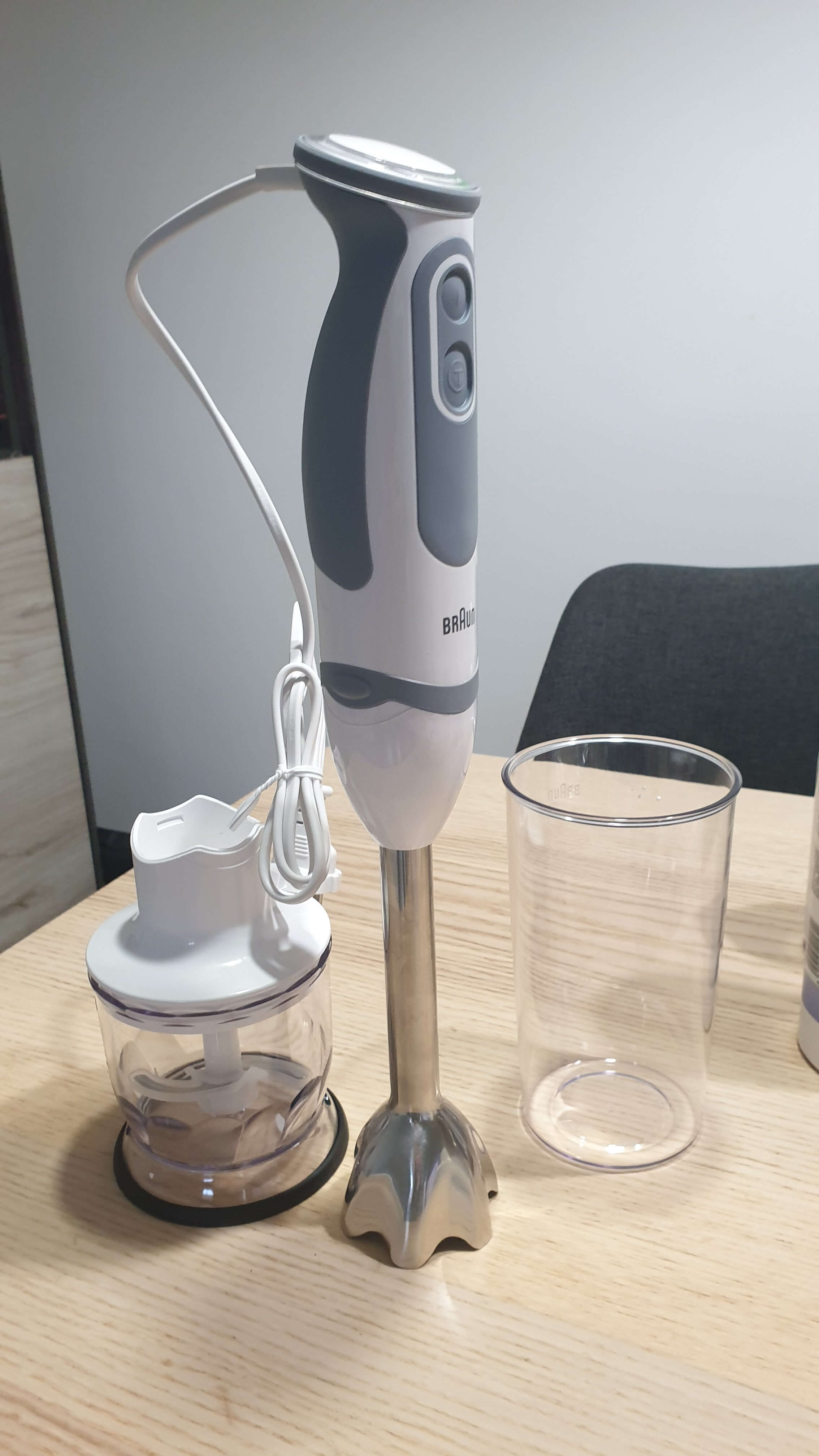 Braun MQ3005 Cream Mixeur plongeant avec Variateur Gris/Blanc 700 W Fiche Technique et Prix au