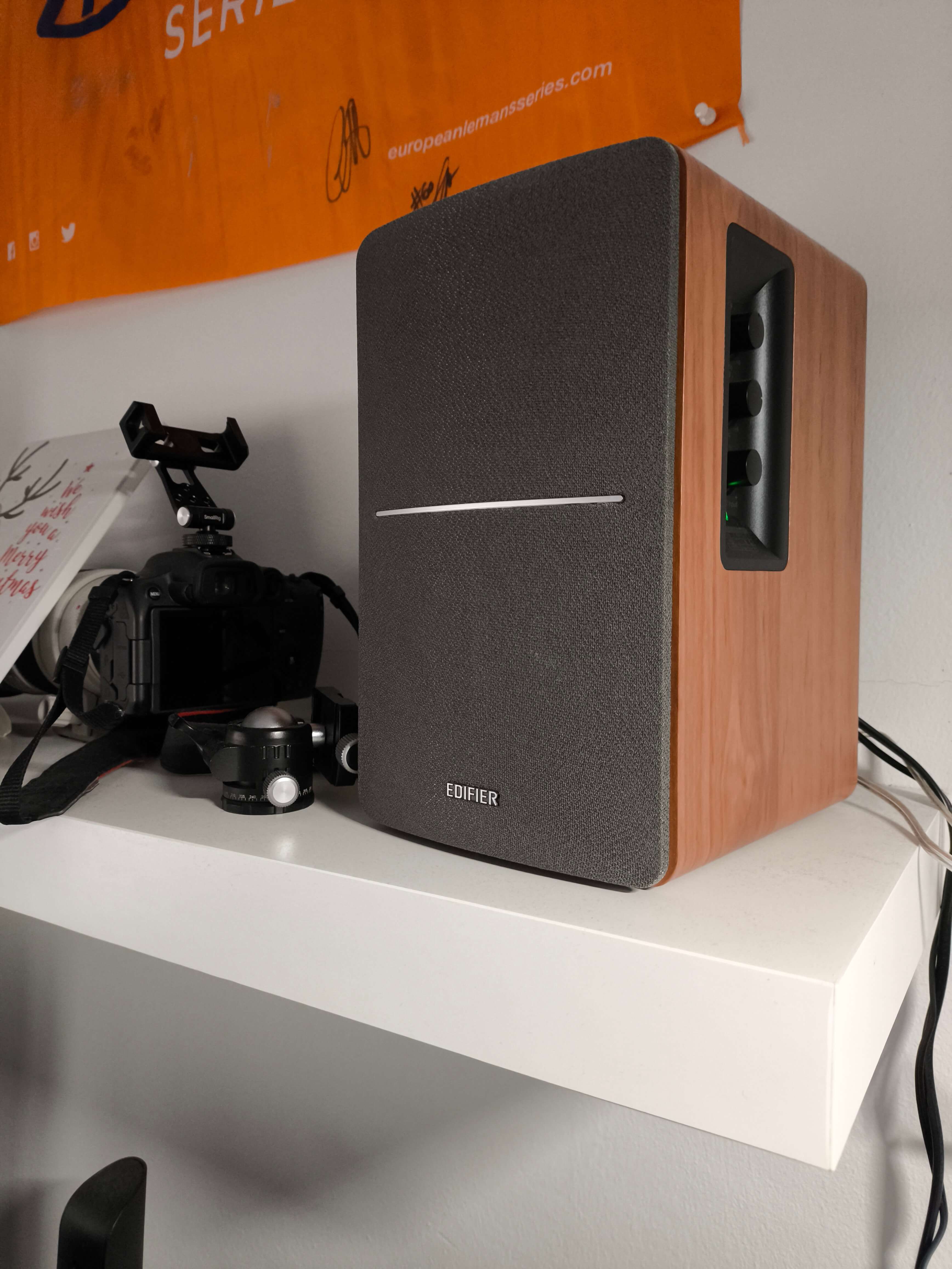 Avis - Edifier R1280DB Enceintes 21W x 2 Bluetooth/RCA/AUX/OPT