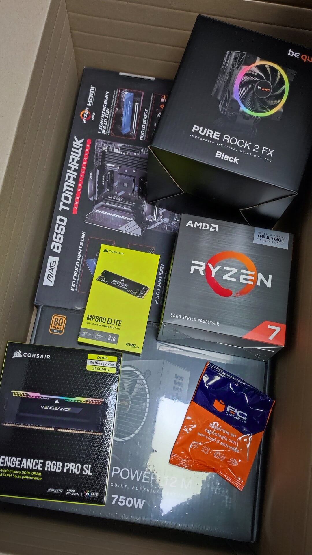 Procesador AMD Ryzen 7 5700X3D 3/4.1GHz Box | PcComponentes.com