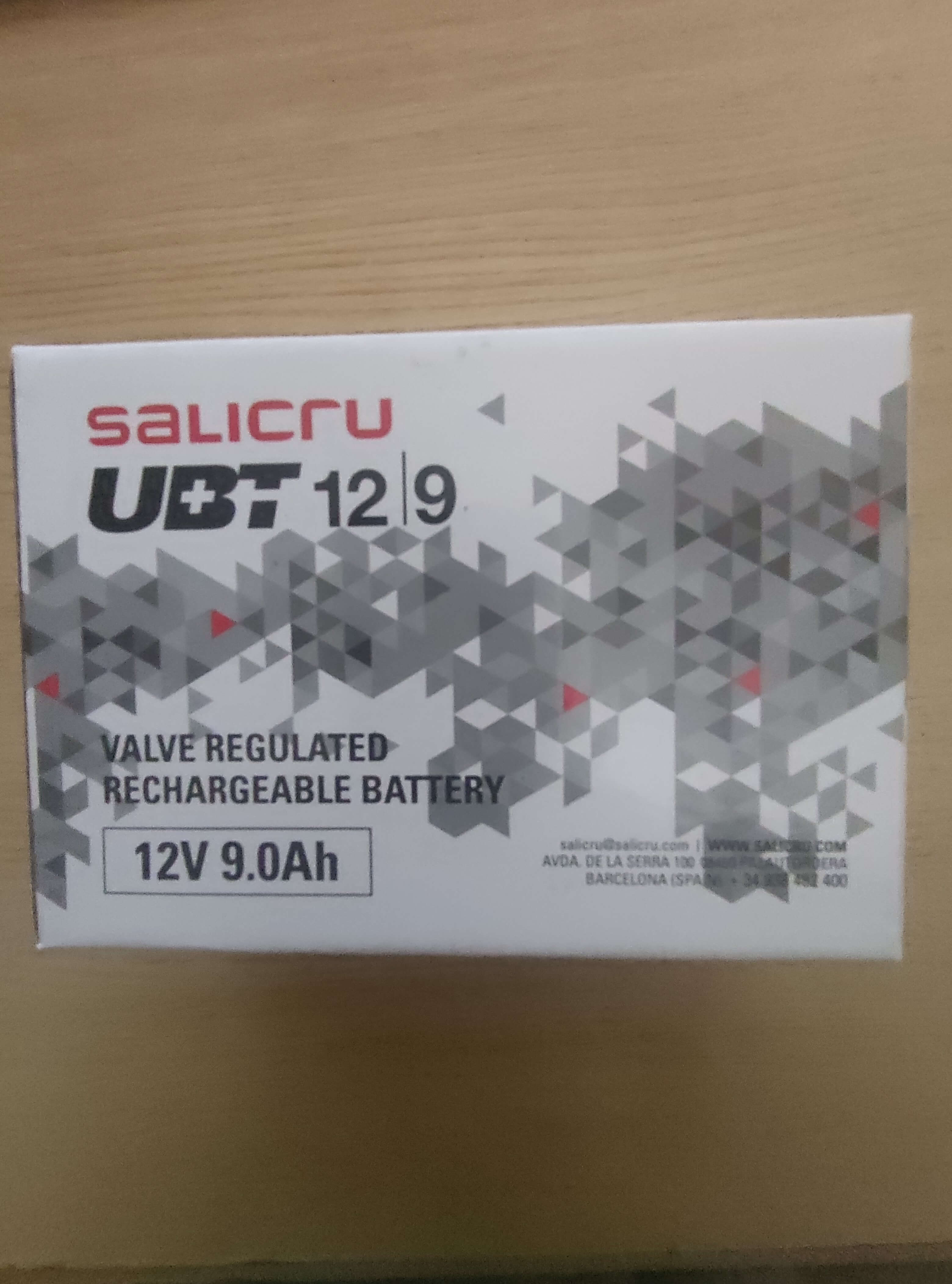 BATERIA SAI SALICRU UBT 12V/9AH - miniatura 4