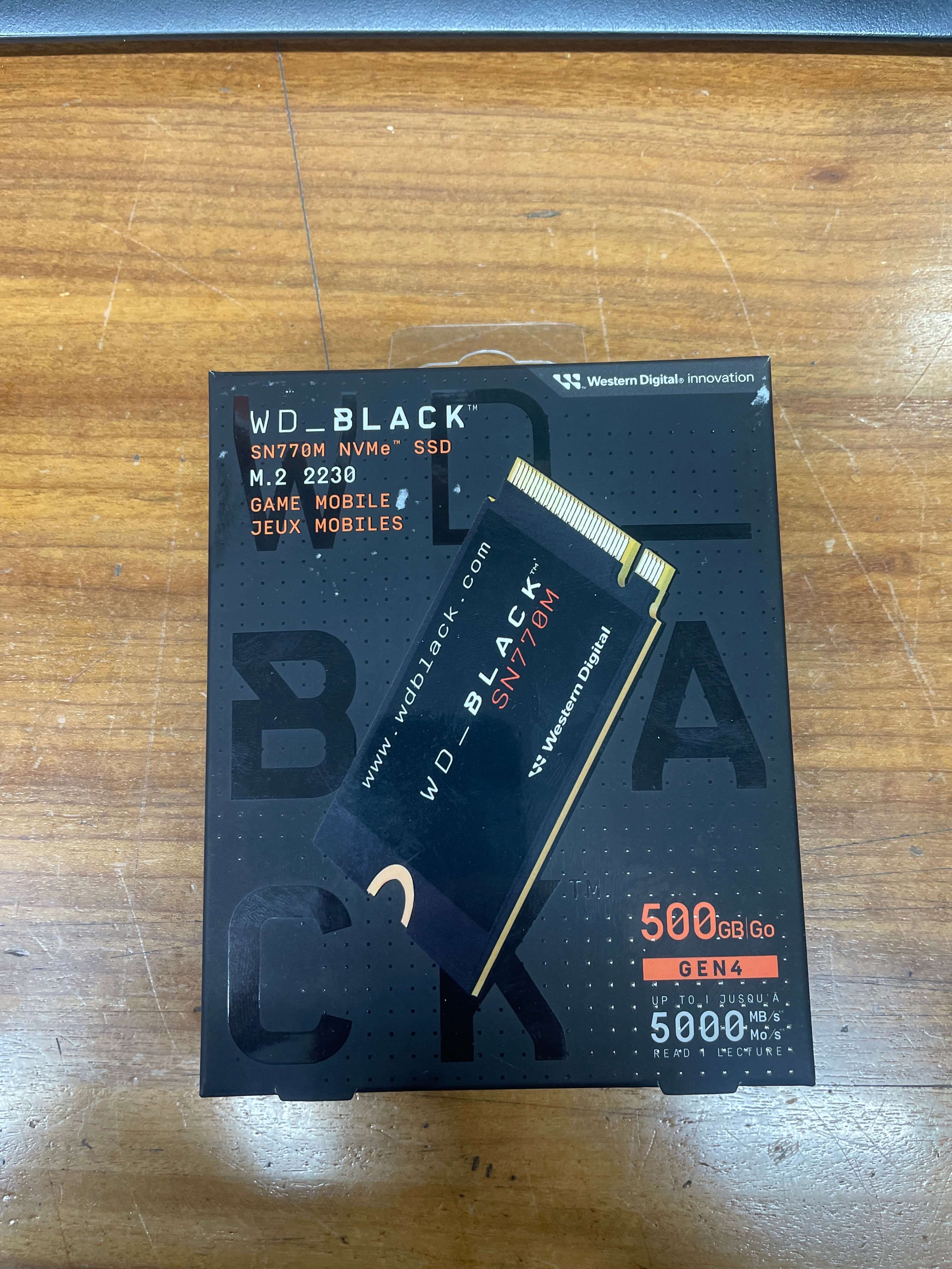 Disco Duro WD BLACK SN770M 2TB SSD M.2 PCIe Gen4 NVMe 2230