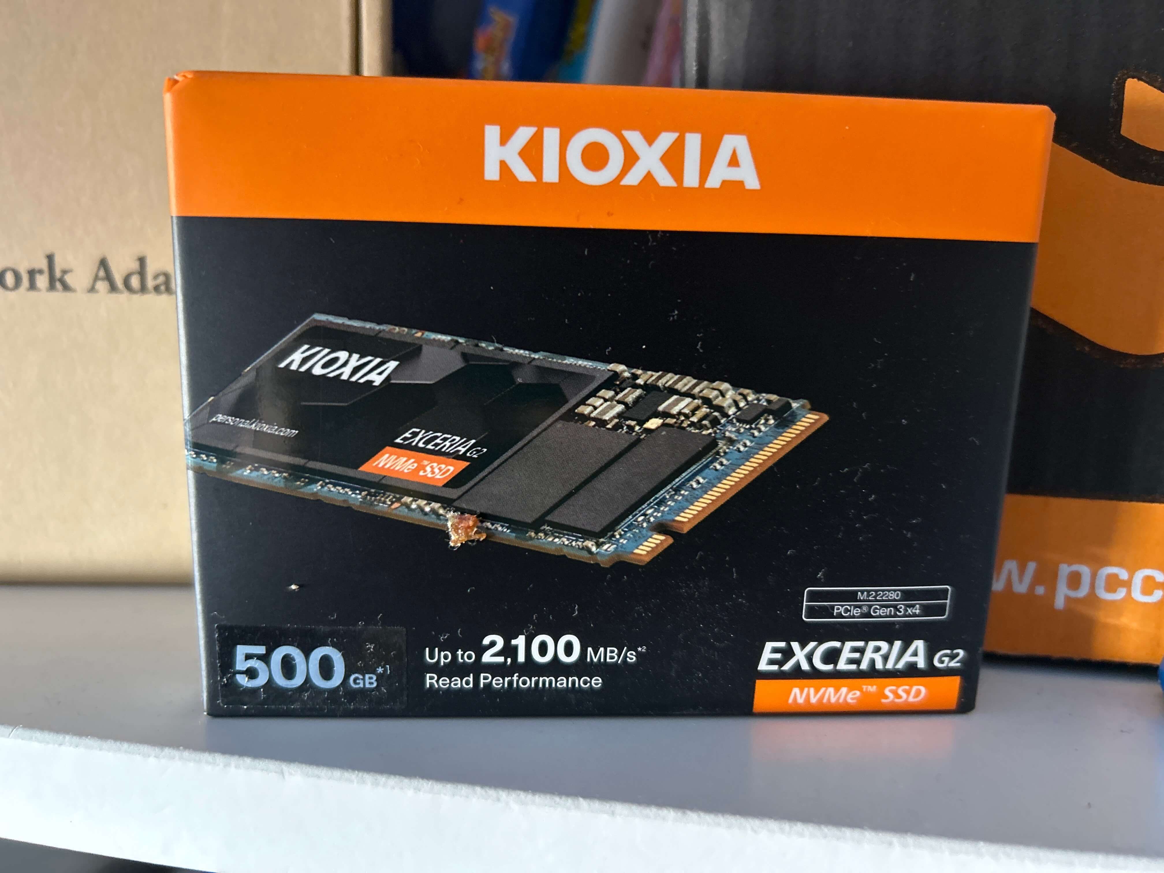 Disco Duro Kioxia Exceria G2 Unidad SSD 500GB NVMe M.2 2280