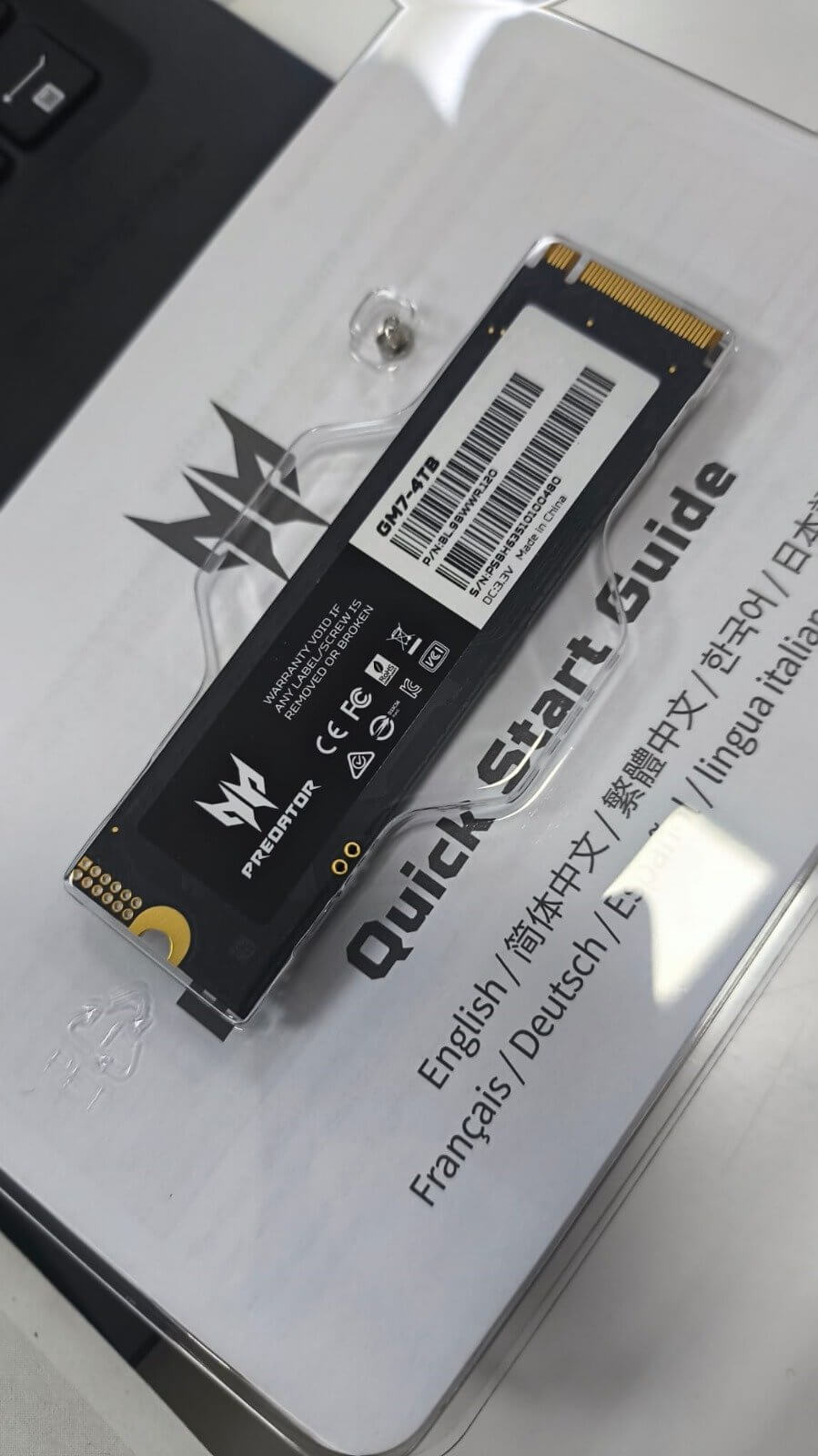 Hard Disk Acer Predator GM7 4TB SSD M.2 PCI Express 4.0 NVMe