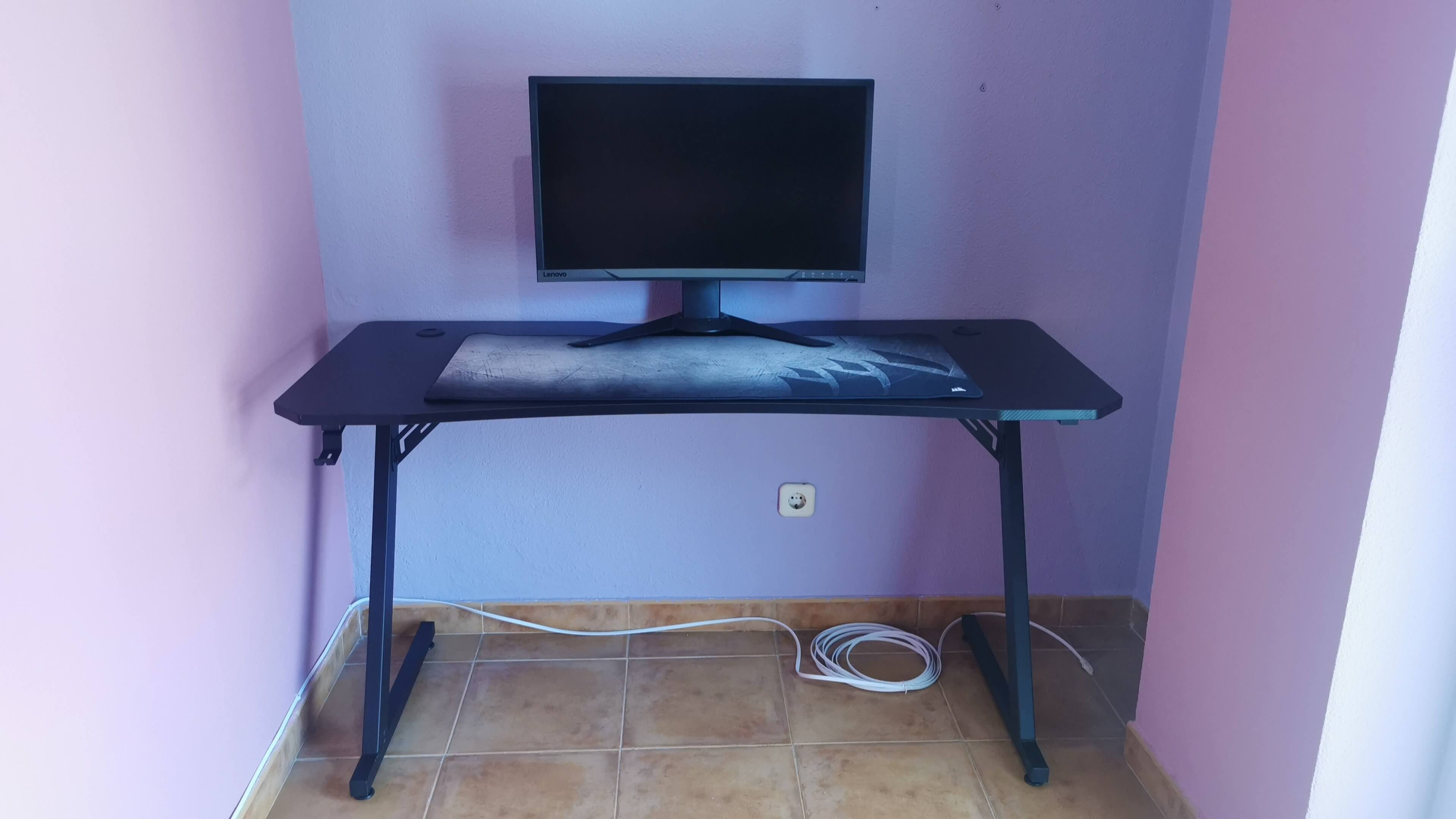 Tappetino Da Scrivania Gigante Anyshock 80x40 Cm Con Base Antiscivolo – Impermeabile, Bordi Cuciti, Per Ufficio E Gaming