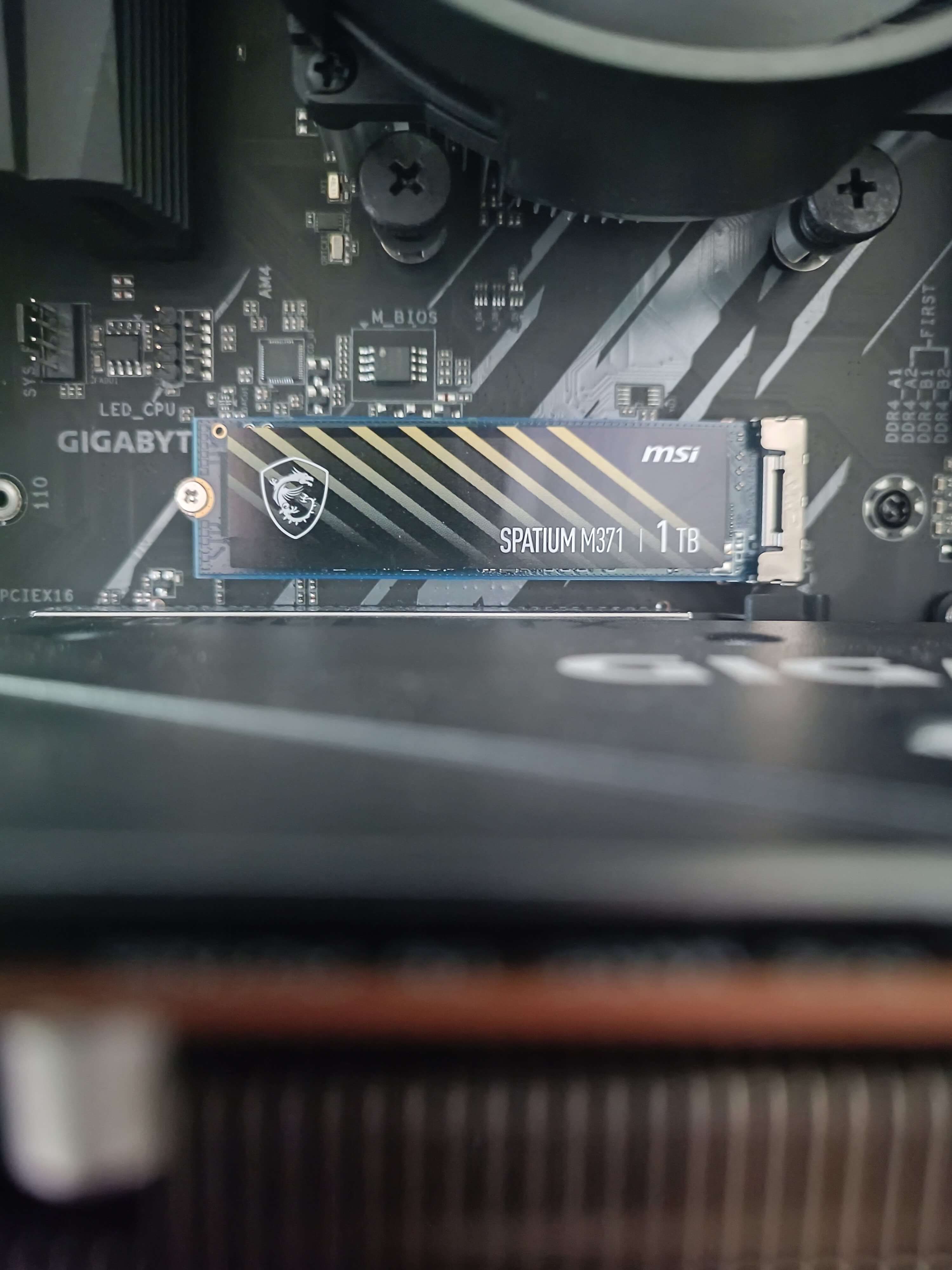 Disco Rígido MSI SPATIUM M371 SSD 1TB NVMe M.2 Gen3x4