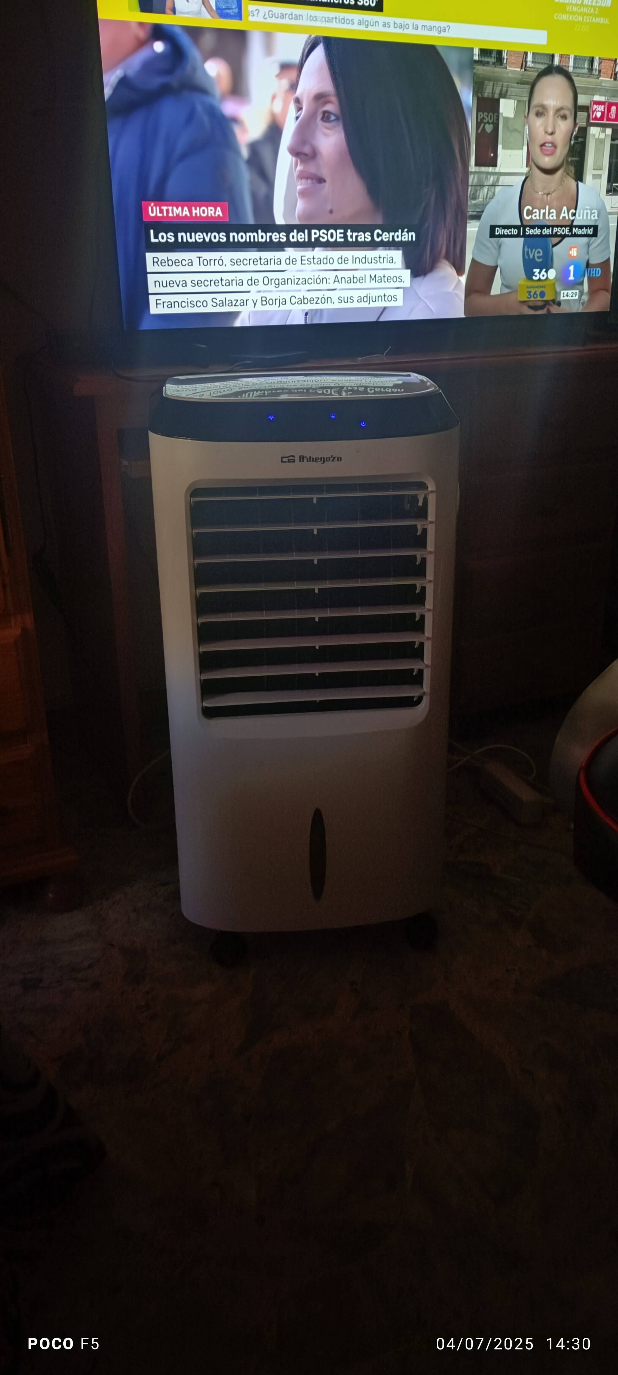 Orbegozo Air 52 Climatiseur évaporatif 3 en 1, 3 vitesses, minuterie, télécommande, accumulateurs de froid, réservoir de 10 L, 65 W : Orbegozo