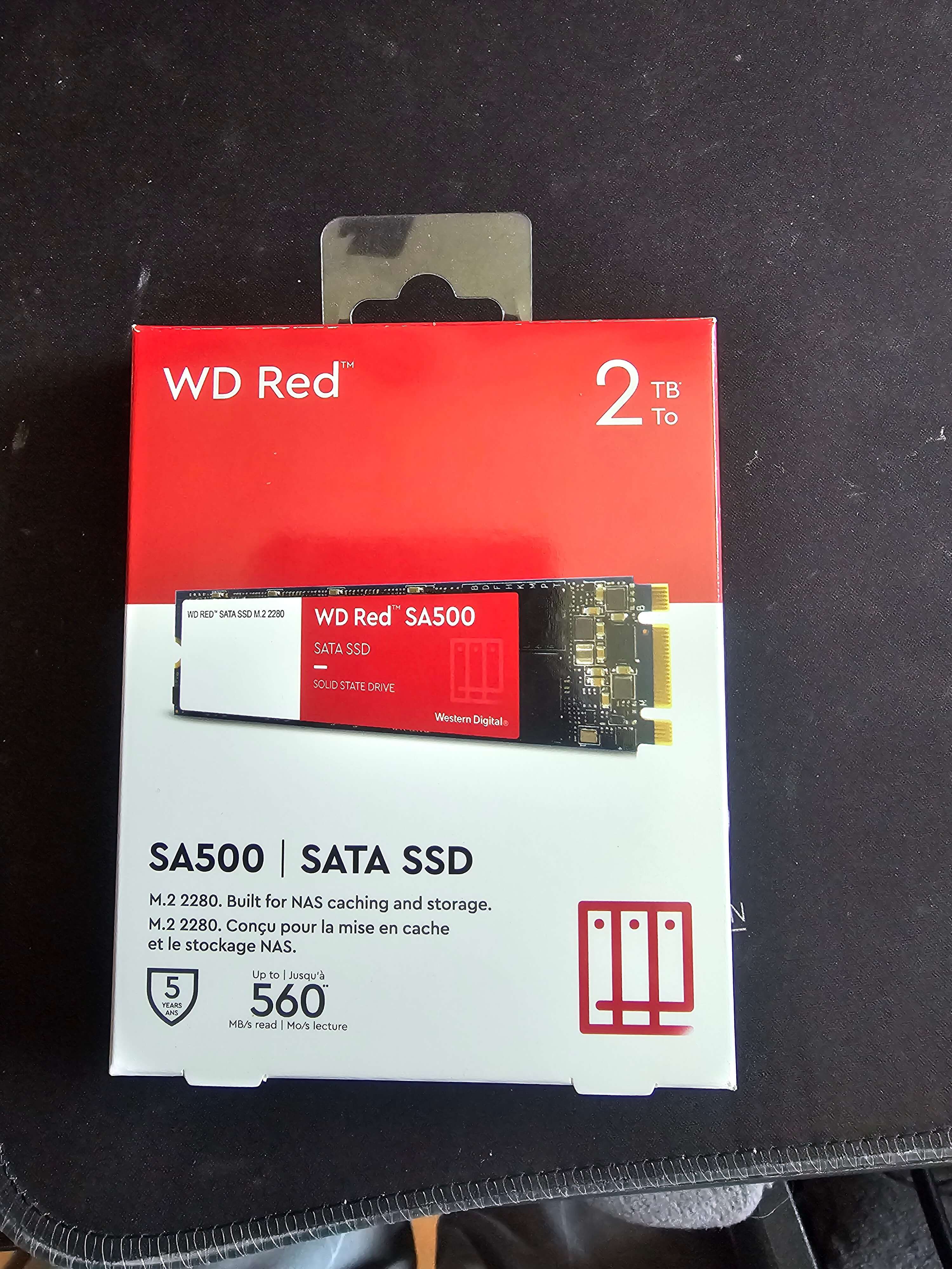 Avis - Disque Dur Sandisk WD Red SA500 2TB SSD M.2 2280 SATA 6