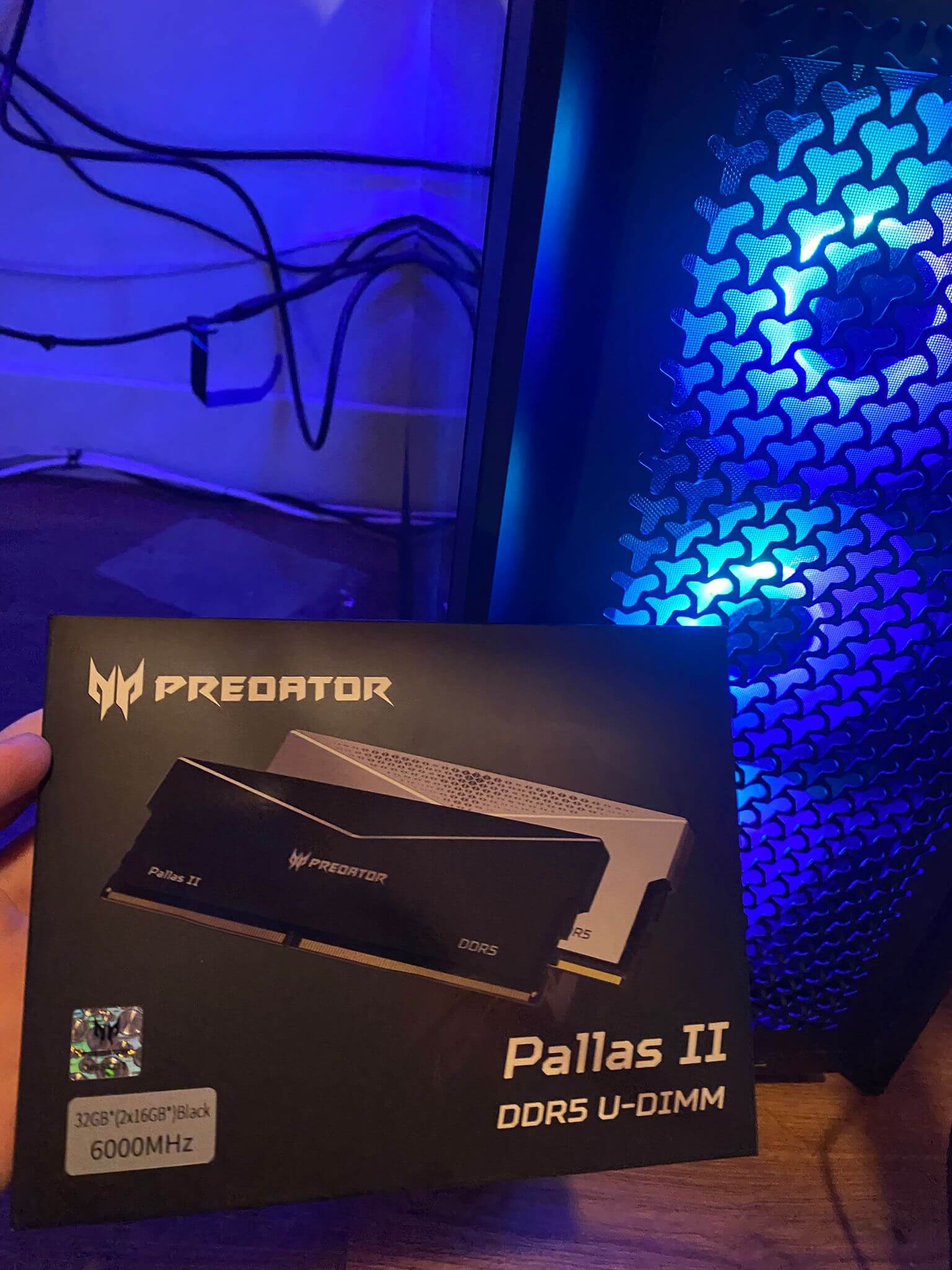 Memoria RAM Acer Predator Pallas II DDR5 6000MHz 32GB 2x16GB CL32